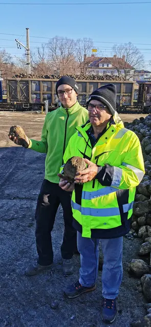In Zellerndorf übernahmen Johann Schmied und Bernd Rohringer die Zuckerrüben. | Foto: Josef Messirek