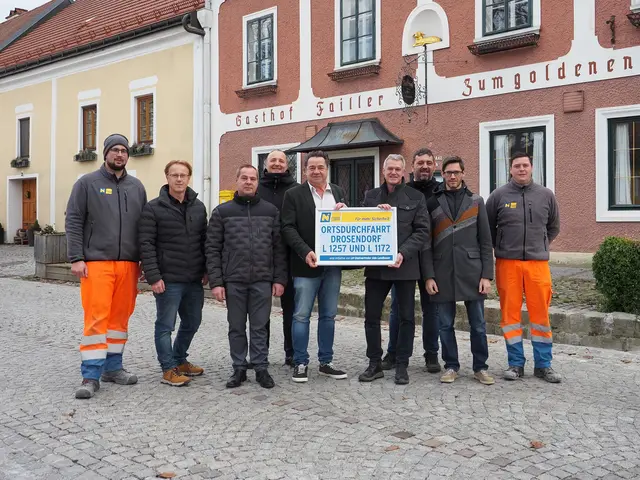 Die Landesstraße L 1257 in Drosendorf Stadt wurde auf einer Länge von rund 260 Metern komplett erneuert. | Foto: NÖ Straßendienst