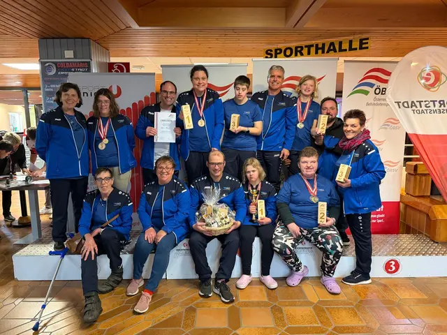 Das stolze BSV-Team in Eisenstadt. | Foto: BSV Pongau