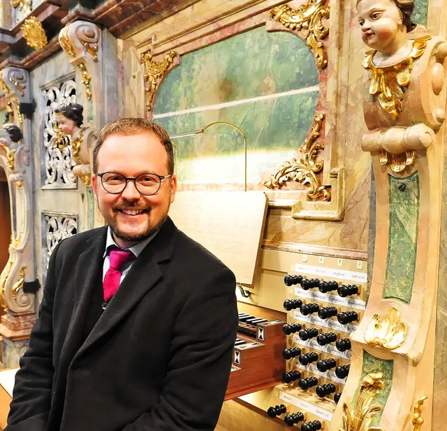 Im Bild der Stiftsorganist von St. Peter, Peter Peinstingl | Foto: Erzabtei St. Peter Dr. Gerald Hirtner