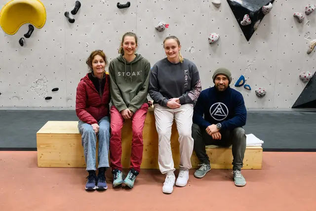 Barbara Bogeschdorfer, Ronja Hauser, Sandra Lettner und Thomas Koller (v.l.). | Foto: Delta Sportpark Vöcklabruck
