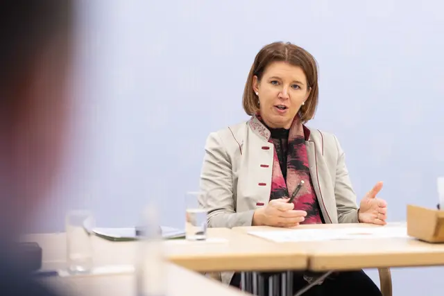 Agrar-Landesrätin Michaela Langer-Weninger (ÖVP). | Foto: Land OÖ/Spenlingwimmer