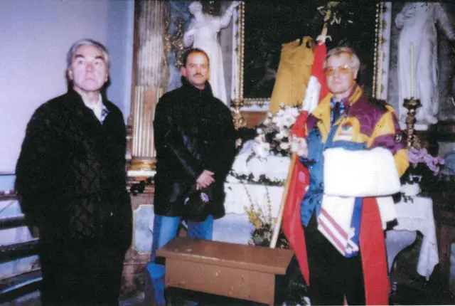 Beppo Mauhart, Herbert Prohaska und P. Bernahrd Maier. | Foto: Wolfgang Zarl