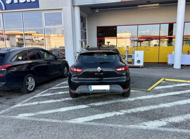 Auch wenn hier noch so viele Striche und Farben sind, hat es diese Lenkerin wohl übersehen. | Foto: Privat