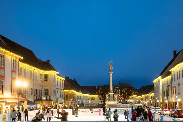 Der Eislaufplatz 2025 lädt wieder zum Schlittschuhlaufen ein. | Foto: Stadtgemeinde Bad Radkersburg