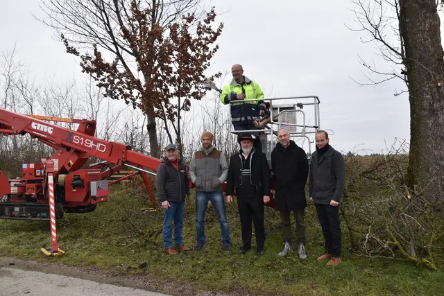 Engelbert Wieser (h.) mit Leopold Reikersdorfer, Manfred Bittner, Andreas Selner, Ronald Würflinger und Johannes Refenner in Schauboden | Foto: Roland Mayr/MeinBezirk Scheibbs