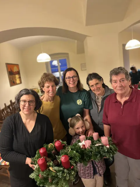 Von links und rechts: Gerlinde Weger, Waltraud Möhlendick, Barbara Plunger, Hildegard Buchacher und Erika Bock  
 | Foto: Privat