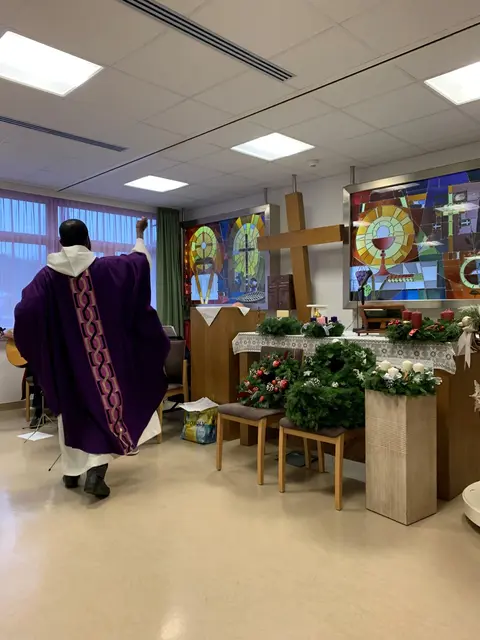 Feierliche Kranzweihe zum Advent im PBZ Gutenstein. | Foto: PBZ Gutenstein