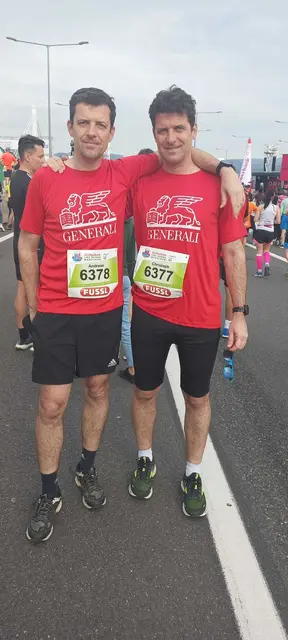 Andreas und Christoph Altmann sind beide begeisterte Läufer. | Foto: Altmann
