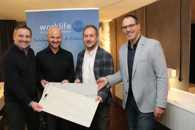 Rene Haidlmair, Markus Mayr, Christian Mayr und Thomas Würzlhuber (v.li.). | Foto: Staudinger