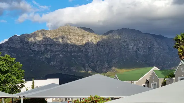 31.10.2025 Blick vom Hotel in Stellenbosch.