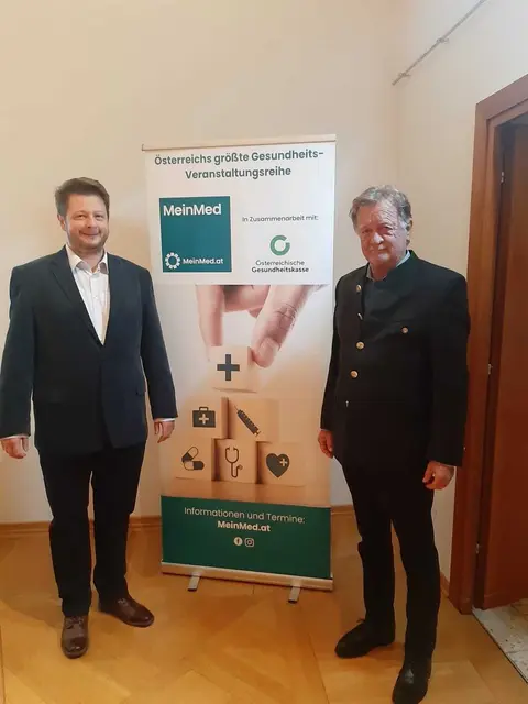 (v.l.) Michael Frattner und Peter Fridecky | Foto: RegionalMedien Gesundheit