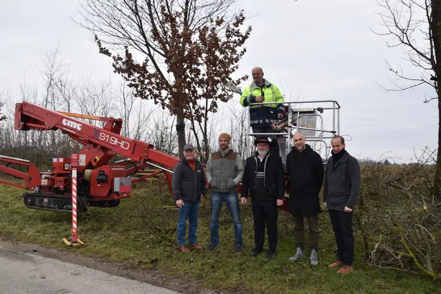 Engelbert Wieser (h.) mit Leopold Reikersdorfer, Manfred Bittner, Andreas Selner, Ronald Würflinger und Johannes Refenner in Schauboden | Foto: Roland Mayr/MeinBezirk Scheibbs