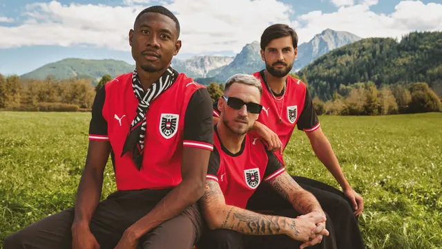Das neue Heimtrikot des ÖFB-Teams unter dem Motto "Immer wieder Österreich" wurde präsentiert. | Foto: ÖFB