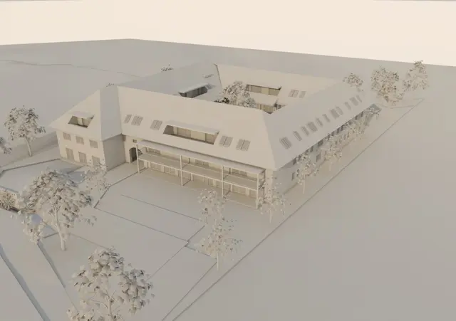 Das historische Bauernhofgebäude an der Landgutstraße 20 bleibt in seiner ursprünglichen Dimension erhalten und wird revitalisiert. | Foto: arch-idee ZT GmbH