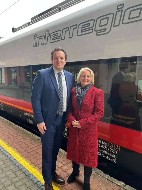 Freude bei LR René Zumtobel und LA Claudia Hagsteiner. | Foto: SPÖ