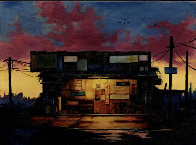 Eines der Werke der Gymnasiastin Valerie Vogl, die bei der Ausstellung Ende November in der Kleinen Kellergalerie in Eferding gezeigt wurden. Vor allem die Stimmung fasziniert Betrachterinnen und Betrachter.  | Foto: Stiftsgymnasium Wilhering 