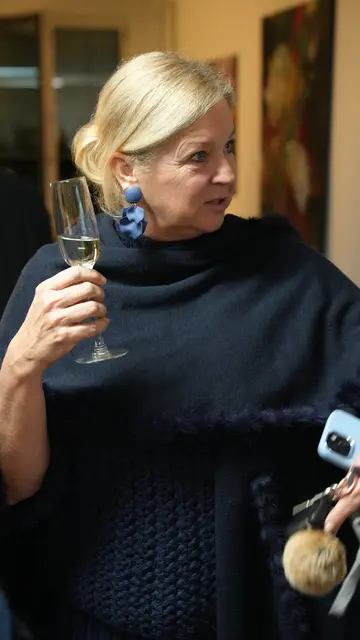 Karin Pfeifenberger schaute ebenfalls beim Adventumtrunk in Salzburg vorbei. | Foto: Sabrina Moriggl