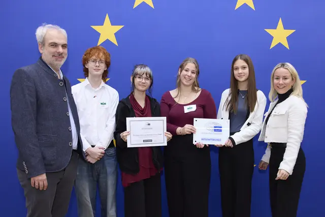 Das BG/BRG Knittelfeld wurde als Botschafterschule ausgezeichnet. | Foto: APA-Fotoservice/Leitner