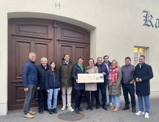 Bernhard Weidmann, Franz Strohmer, Sabine Kloiber, Alexander Pröll, Martina Diesner-Wais, Viktoria Hutter, Eduard Köck, Sebastian Stark, Kerstin Schmid, Christian Bayer und Lukas Brandweiner (v.l.) | Foto: Zukunftsraum Thayaland