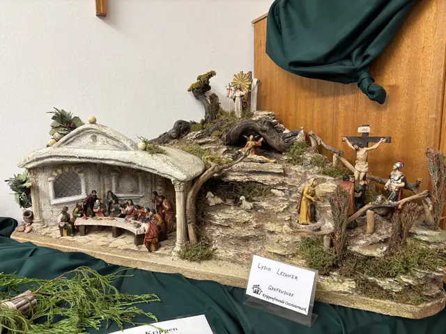 Auch Osterkrippen gibt es zu bestaunen. | Foto: Margot Jeitler/MeinBezirk