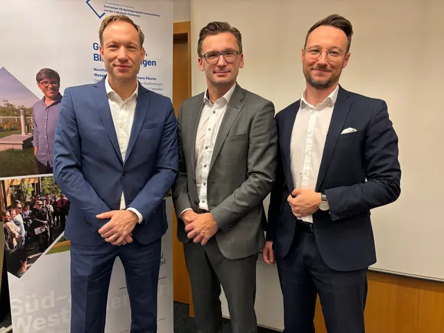 Die Regionalleiter der Volksbank Süd-Weststeiermark: Uros Vracko, Jürgen Vötsch und Philipp Hofer | Foto: Almer
