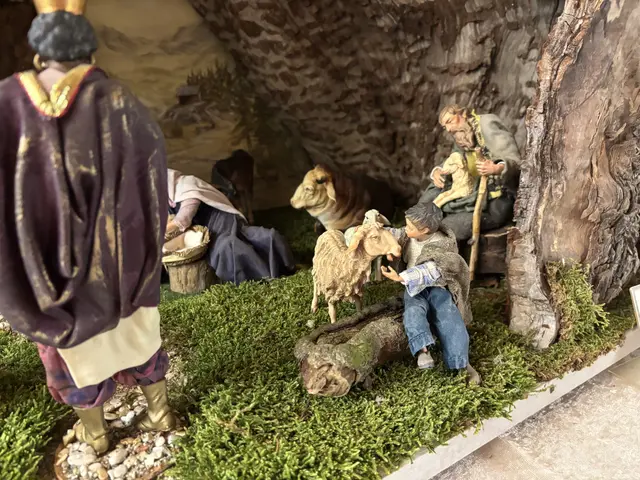 Szenen wie aus dem echten Leben finden sich in allen Krippen. | Foto: Margot Jeitler/MeinBezirk