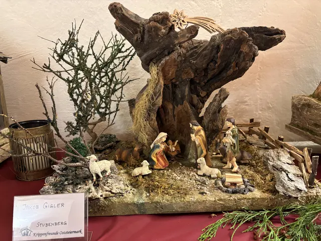 Der Künstler dieser Krippe ist gerade einmal neun Jahre alt. | Foto: Margot Jeitler/MeinBezirk