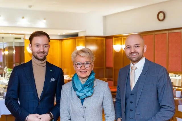 Familiärer Zusammenhalt auch im Business: Michael (links), Christina und Alexander Gerlach | Foto: Konstantinov