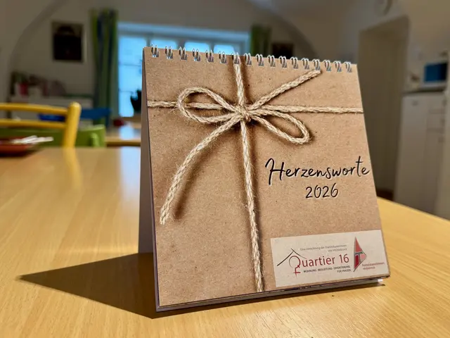 „Herzensworte 2026“ ist im Quartier 16 entstanden.  | Foto: Quartier 16