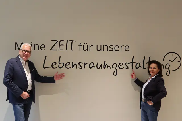 Matthias Krenn, Bürgermeister von Bad Kleinkirchheim, und Christine Sitte, Leader- und Regionalmanagerin LAG | Foto: MeinBezirk.at/Alen Grabic