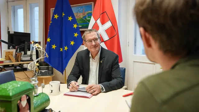 Aus Sicht des Bezirkschef kommt "sehr viel Gutes" auf den Bezirk zu. | Foto: Valentina Marinelić/MeinBezirk