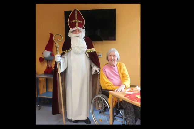 Besuch vom Nikolaus im Pflege- und Betreuungszentrum Neunkirchen. | Foto: PBZ Neunkirchen