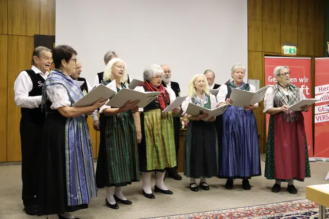 Musikalisch umrahmt wurde die Veranstaltung vom AGV Liedesfreiheit.  | Foto: Stadtgemeinde Knittelfeld