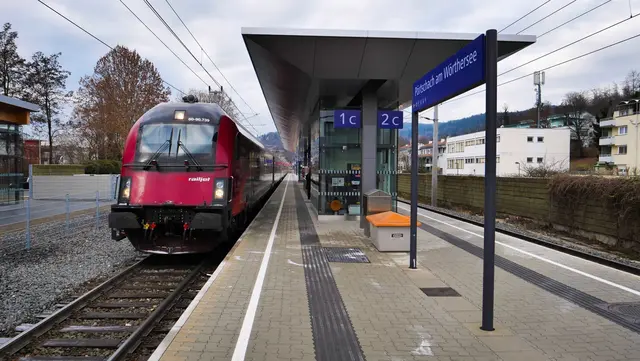 Die ÖBB verweist darauf, dass die Wörtherseegemeinde trotzdem gut angebunden bleibt.  | Foto:  ÖBB/LWmediaworx