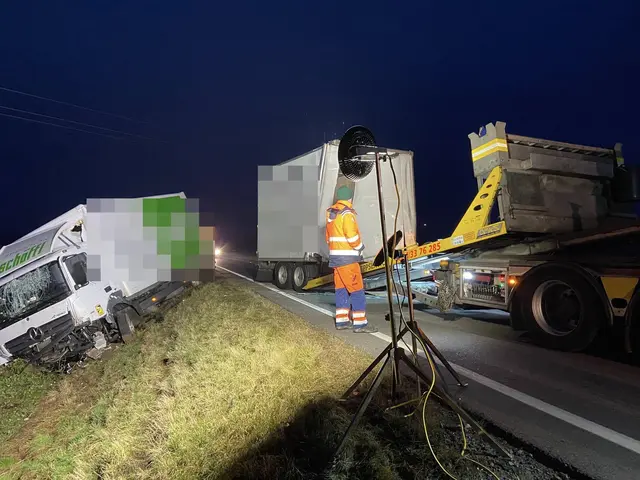 Die Unfallfahrzeuge wurden abgeschleppt. | Foto: FF Münsteuer