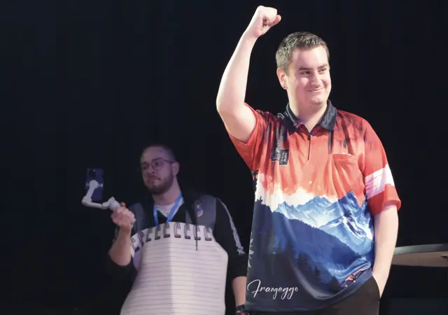 Franko Giuliani, am Bild bei der "Hall of Darts" in Perg Anfang 2025. Im September eroberte er Gold beim WDF World Cup. | Foto: Markus Mörwald