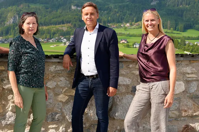 Gerlinde Köhler, Lambert Schönleitner und Gundula Uray sprachen über bezirksrelevante Themen. | Foto: Die Grünen