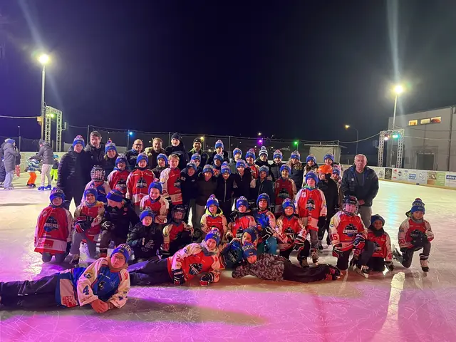 Die Eisbrecher Klosterneuburg freuten sich riesig, dass nun die Eishockeysaison startete. | Foto: Happyland