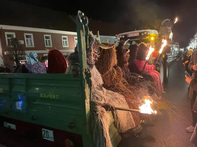 ...um die Mariensäule bevor es so richtig zur Sache ging. | Foto: Günther Koch