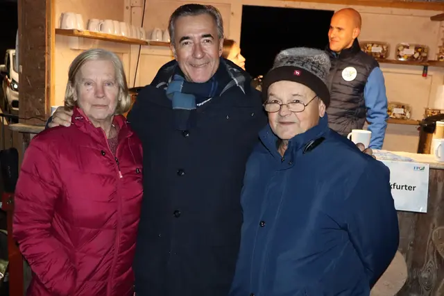 Auch Bundesrat Werner Gradwohl war beim Krampus zu Gast | Foto: Gerhard Langmann