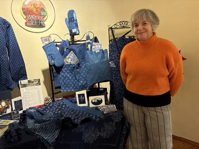 Ein Stück aus Blaudruck darf in keinem burgenländischen Haushalt fehlen. | Foto: Anna Maria Kaufmann