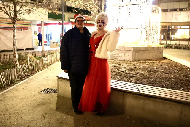 David Brandstätter konnte auch eine Dragqueen als Unterstützung gewinnen. | Foto: Schauer