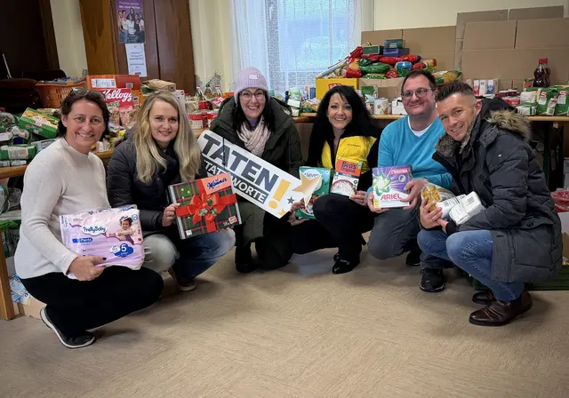 Spendenübergabe der ÖVP Völkermarkt beim Hilfswerk Völkermarkt 