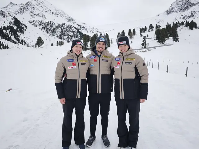Leon (links) und Paolo Auer (rechts) schafften es hinter dem Tiroler Meister Fabian Achenrainer aufs Podest. | Foto: Team Grantau