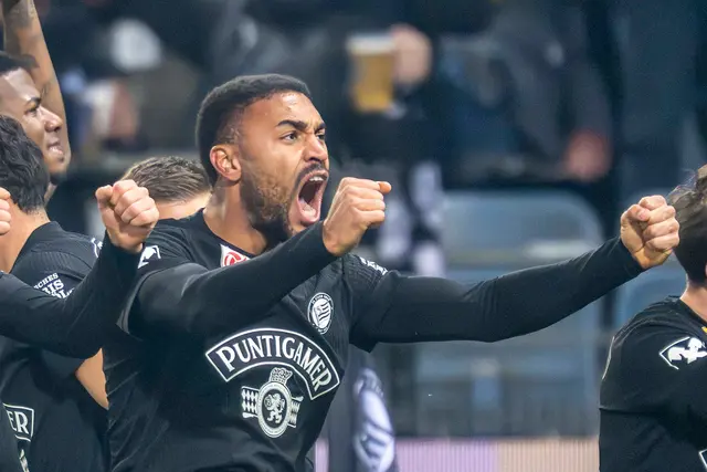 Der SK Sturm gewinnt das 203. Grazer Derby.  | Foto: GEPA 