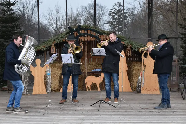 Besinnliche Musik begleitet den Adventmarkt am Joseph Haydn-Platz. | Foto: MeinBezirk/Michael Strini