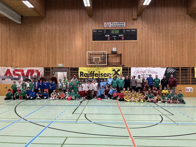 Das große Siegerfoto vom U11-Bewerb beim 3. ISK-Bandenzauber der SPG Innsbruck West. | Foto: SPG Innsbruck West