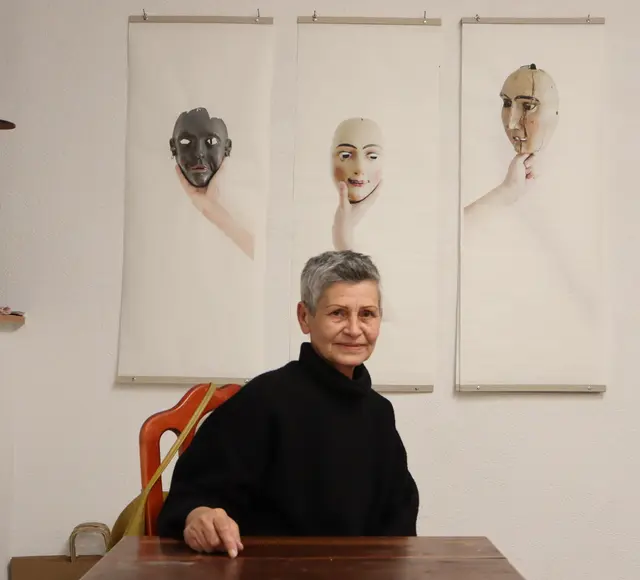 Fotografin Melitta Abber im Wohnquartier. | Foto: Tatschl