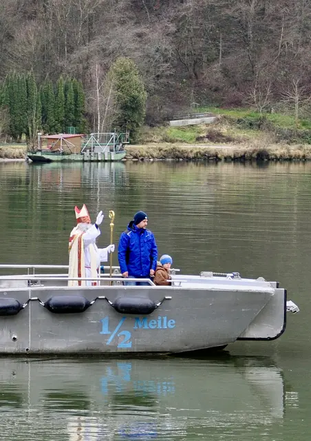 Nikolaus kam per Schiff nach St. Nikola!    | Foto: Reinhard Neudhart